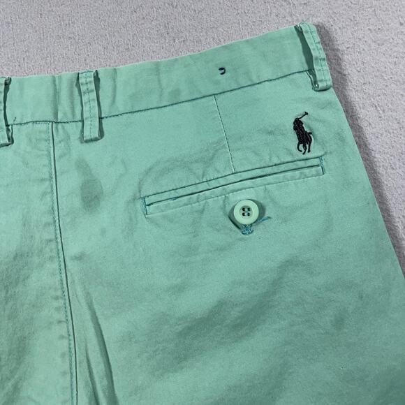 Polo Ralph Lauren Shorts Mens 32 Classic Fit Chino Flat Front Casual Summer - Picture 10 of 11